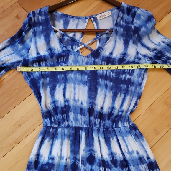 Jumpsuit shorts with peasants sleeves - Picture 5 of 11